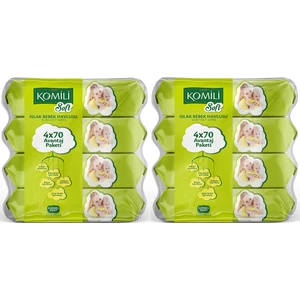 Soft Islak Havlu 4 x 70' Li 2 Adet