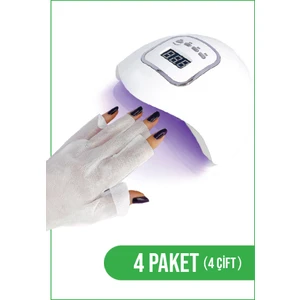 Uv Koruyucu Kalıcı Oje Eldiveni ( 4 Çift )
