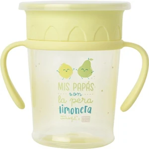 Her Açıdan İçilebilen Kulplu Alıştırma Bardağı Sarı