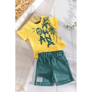 Summer Temalı Yazlık Şortlu Erkek Bebek Takım10