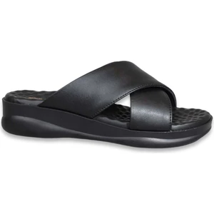 Konfores 1534-9975-3 Tam Anatomik Masajlı Kadın Terlik - NKT01534-SIYAH-39