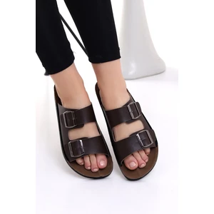 Goflex AŞ715 Unisex Terlik Yazlık Rahat Taban Ev Plaj Günlük Terlik