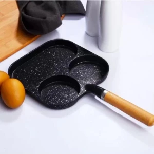 NUR001 Teflon Tava 3 Bölmeli
