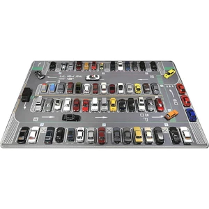 1:64 Ölçek Metal Araçlar Için Otopark Zemini (55X80CM)