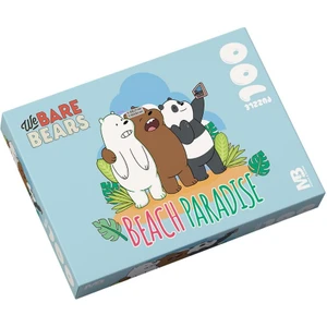 We Bare Bears Beach Paradise Puzzle 100 Parça