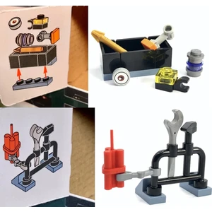 Marvel - Guardians Of The Galaxy (2014) Day 6 – Tool And Weapons Rack  And Box Of Rocket’s Stuff (29 Parça)