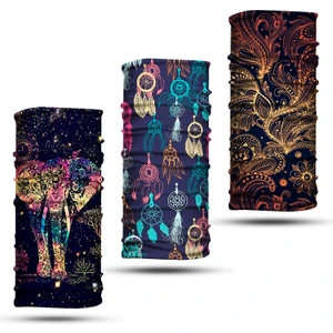 Dair Aksesuar 3'lü Set Boyunluk Bandana Outdoor Balaklava Yüz Maskesi Kafa Bandı