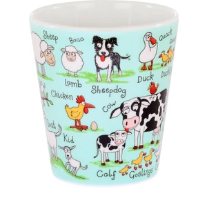 Tyrrell Katz Eğlenceli Farmyard Melamin Alıştırma Bardağı 8 cm Çocuklar İçin BPA İçermez