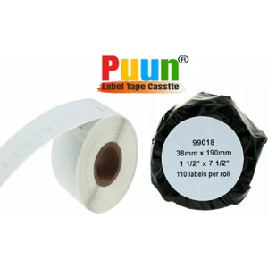 Dymo Lw 99018S Dar Klasör Sırt Muadil Etıketı S0722470 110 Etiket/paket 38MM x 190MM