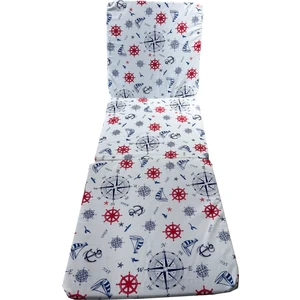 Şezlong Minderi Plaj Kamp Yatağı Katlanır Fermuarlı 55X165X3 Cm-Marin