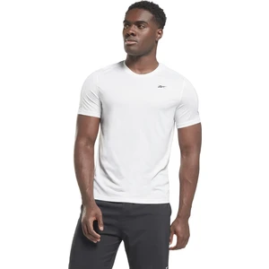 Bisiklet Yaka Düz Beyaz Erkek T-Shirt HI3917 Wor Comm Ss Tech Tee