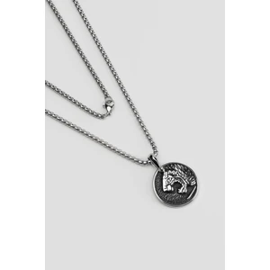 So CHIC Kükreyen Aslan Figürlü Çelik Erkek Bileklik