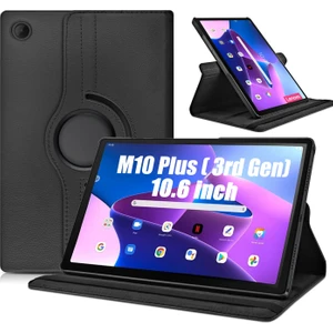 Lenovo M10 Plus 10.6" (2022 3. Nesil) TB-125F / TB128F 360° Dönen Standlı Kılıf