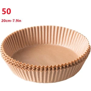 Bamboo Star Xiaomi Airfryer Uyumlu Büyük Boy Xl-Xxl 20 cm Hava Firitözü Yağsız Pişirme Kağıdı 50 Lli