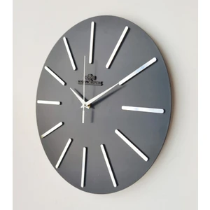 Asse Tasarım Plain Stripes Duvar Saati 37CM Sessiz Mekanizma