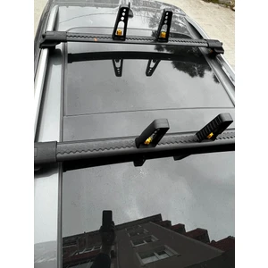 Volkswagen Tiguan Caddy T -Roc Touareg Amarok Kilitli Ara Atkı Cross Bar Taşıyıcı Tavan Barı 4 Adet Dayama Dahil