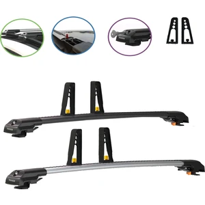 Toyota Rav4 Hilux Land Cruiser Proace City Kilitli Ara Atkı Cross Bar Taşıyıcı Tavan Barı 4 Adet Dayama Dahil