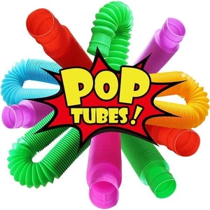 Pop Tubes 6 Adet Rengarenk Popit Boru