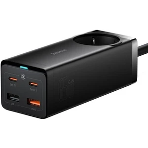 Gan3 Pro 65W Hızlı Telefon Tablet Macbook Pro Masa Üstü Şarj Cihazı + Ac Priz + 100W Type-C To Type-C Kablo
