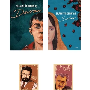 Selahattin Demirtaş Kitapları - Seher - Devran Kitabı - Yılmaz Güney Ahmet Kaya Not defteri seti