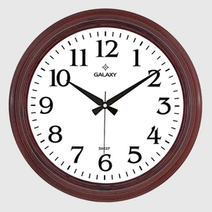 By Hanedan Dekoratif Duvar Saati Eskitme Bordo 45 cm