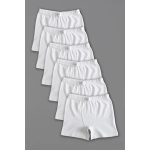 Erkek Çocuk Penye Boxer - 6 Adet