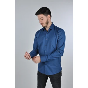 Give Way Slim Fit Saten Erkek Gömleği