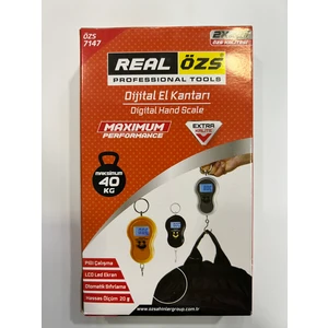 Real Özs Çarşı Ev Gereçleri  Real Özs ÖZS-7147 Dijital El Kantarı