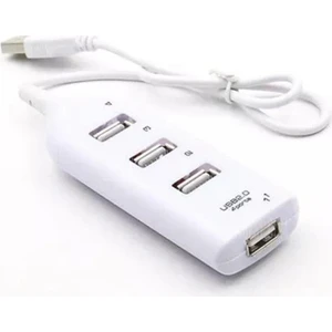 Sanec 4 Port USB Çoğaltıcı Çoklayıcı Hub USB 2.0 Çoklama PC Laptop - Beyaz