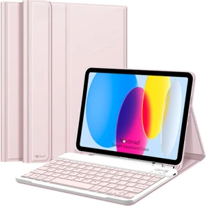 iPad (A16) 11. Nesil iPad 10. Nesil 10.9 inç ile Uyumlu Bluetooth Klavyeli Tablet Kılıfı