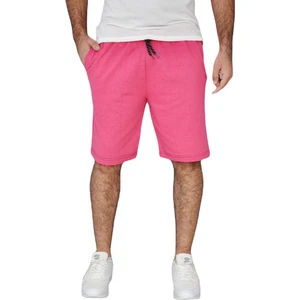 Winget Star Erkek Fuşya  Iki Iplik %85 Pamuk %15 Polyester Rahat Kalıp Günlük Bermuda Şort