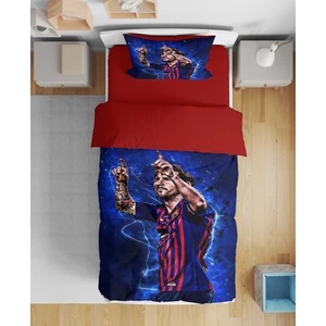 Erays Home Messi 3D  Çarşafsız Tek Kişilik Nevresim Takımı
