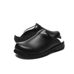 Blum Sabo Terlik Siyah Unisex Klasik Taban Tam Ortopedik Anatomik Hastene,doktor,hemşire,aşçı Sabo Terliksiyah