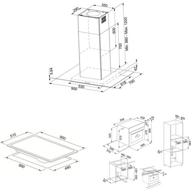 Franke Fgl 915 I Bk XS/900 Ada Davlumbaz Frsm 905 C Tod Bbk Fiyatı