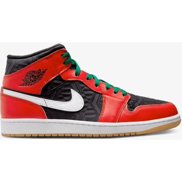 Nike Air Jordan 1 Mid Se Christmas DQ8417 006 Erkek Basketbol