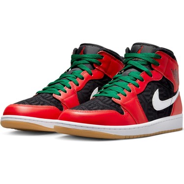 Nike Air Jordan 1 Mid Se Christmas DQ8417-006 Erkek Fiyatı