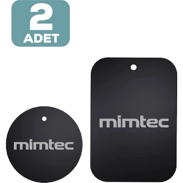 Mimtec 2 Adet Araç Içi Telefon Tutucu Mıknatısı Metal Plaka Mıknatıs Tutucular Için Yedek