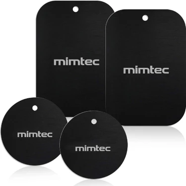 Mimtec 4 Adet Araç Içi Telefon Tutucu Mıknatısı Metal Plaka Mıknatıs Tutucular Için Yedek