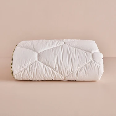 Bella Maison Bambu Bebek Yorgan 95x145 cm Beyaz Renk Pamuk ve Bambu Karışımı Nefes
