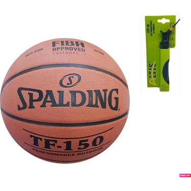 Spalding TF-150 Laminasyon Yapı 8 Panel Basketbol Topu Perform Fıba Logolu + Altis Top