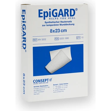 Epigard ® Geçici Deri Eşdeğeri-Yara Yanık Örtüsü 8 x 23