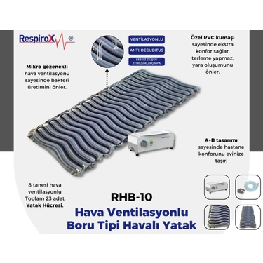 Respirox Hava Ventilasyonlu Boru Tipi Havalı