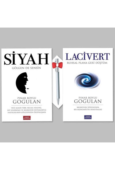 Siyah - Lacivert, Pınar Boylu Gogulan (2 Kitap), Caprice B112 Kalem Hediye