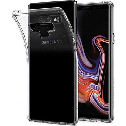 - Samsung Galaxy Note 9 - Kılıf Şeffaf Soft Slim Fitt Süper Silikon Kapak - T25780