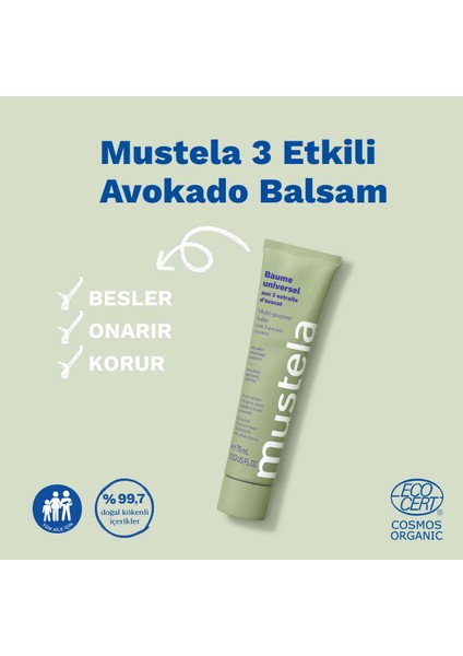 3 Etkili Avokado Balsam 75 ml