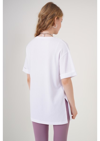 4332 Örme Tişört - Beyaz indirimleri