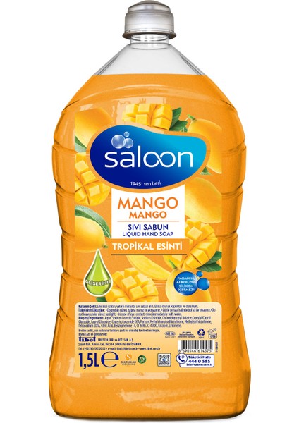 Sıvı Sabun Taze Mango 1,5 L