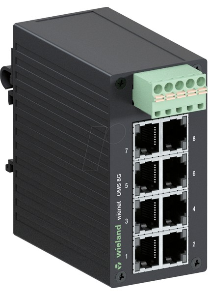 Wıeland Wienet 8 Port Endüstriyel Ethernet Switch
