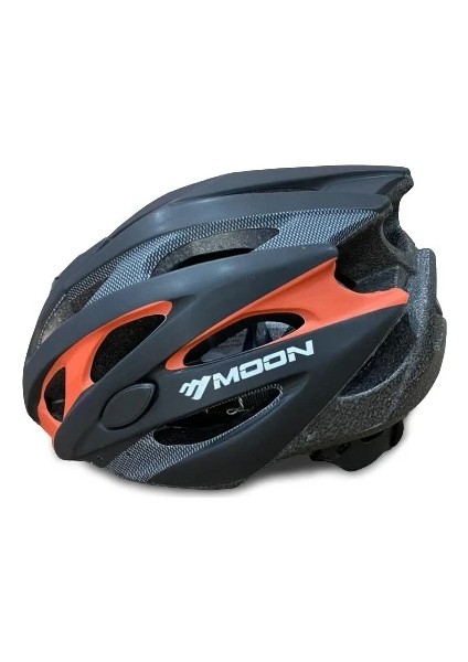 Mv-29 Kask Işıklı - Mat Siyah Carbon Kırmızı - L