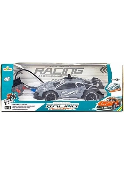 1:16 F/f Şarjlı Uzaktan Kumandalı Racıng Car Yarış Arabası Gri BW333-196